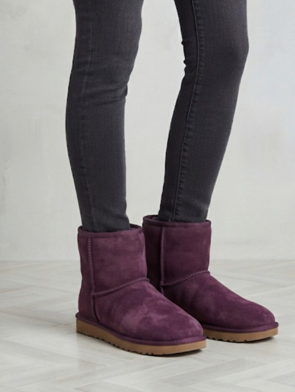 Ugg Australia Women Classic 5825 Leather Sheepskin Boots shoes sz 10